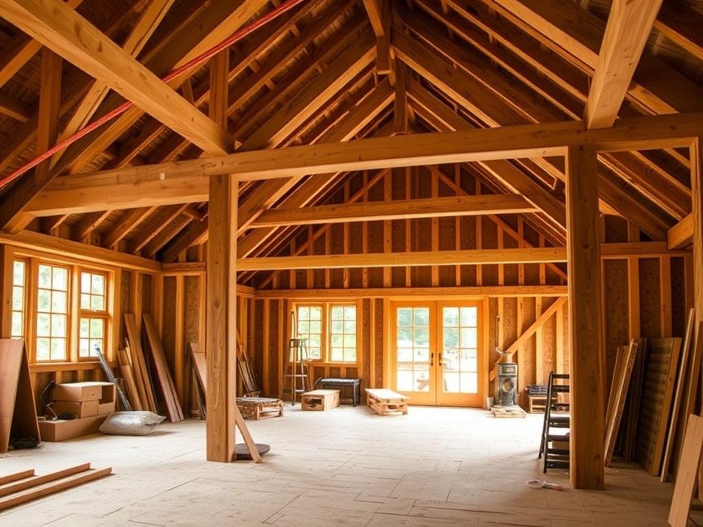 Building a Timber Frame House: Traditional Craftsmanship. Tools, measuring, and the language of the frame Building a Timber Frame House: Traditional Craftsmanship. Tools, measuring, and the language of the frame