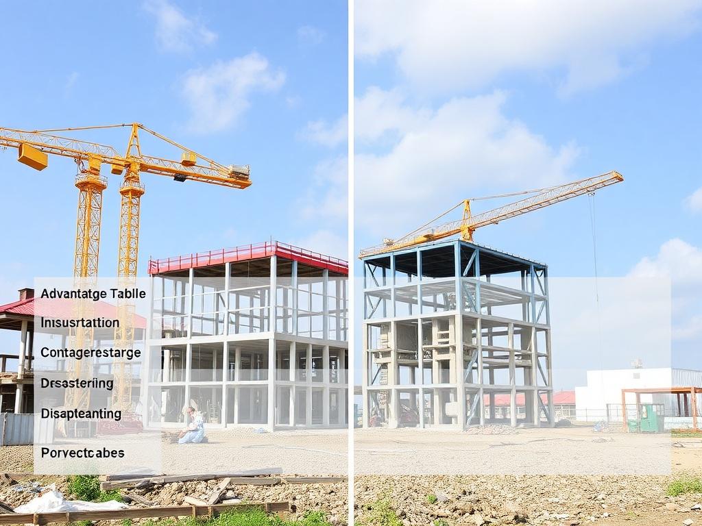 La construction industrialisée. Tableau comparatif : avantages vs inconvénients La construction industrialisée. Tableau comparatif : avantages vs inconvénients