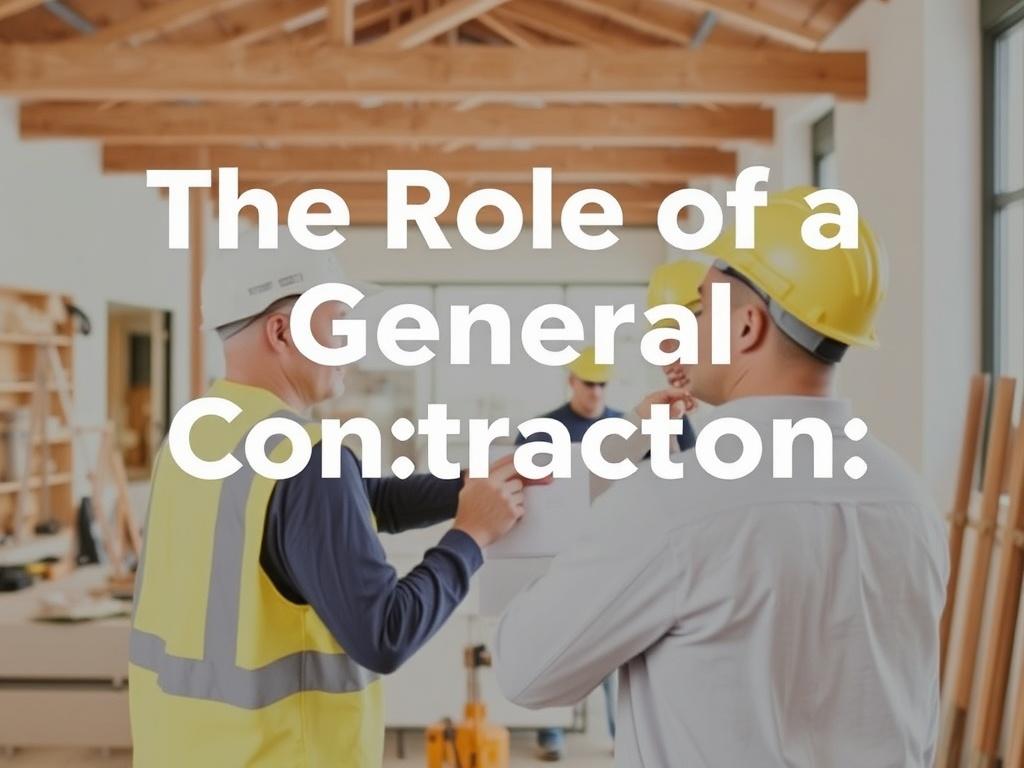     The Role of a General Contractor: What to Expect. When to involve the contractor during design