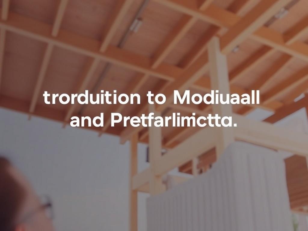     Introduction to Modular and Prefabricated Construction. Real-world example and personal experience