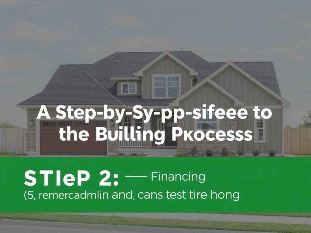 A Step-by-Step Guide to the Home Building Process. Step 2 — financing and cost planning A Step-by-Step Guide to the Home Building Process. Step 2 — financing and cost planning