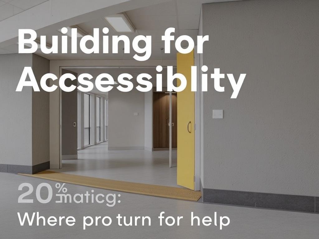 Building for Accessibility: ADA Compliance Standards. Where to turn for help Building for Accessibility: ADA Compliance Standards. Where to turn for help