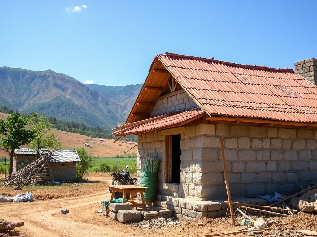     Les challenges de la construction en milieu rural. Études de cas