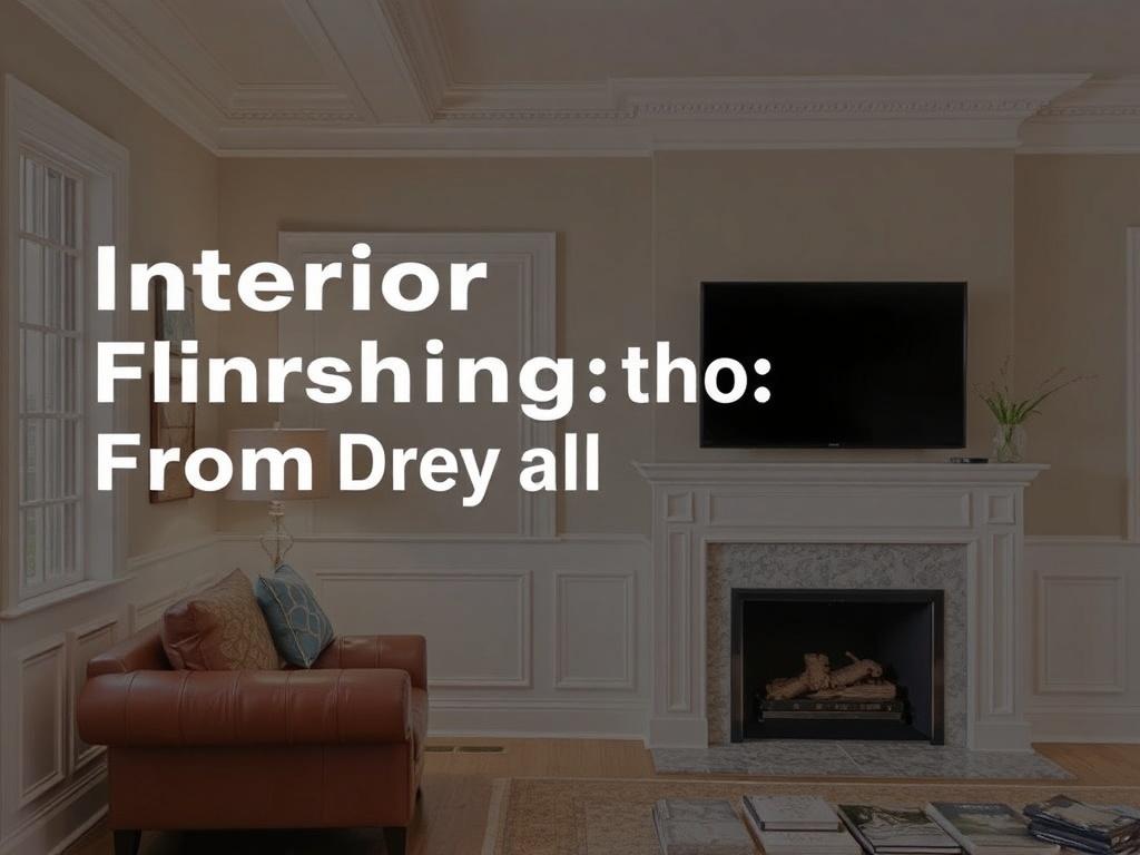     Interior Finishing: From Drywall to Flooring. Trim, millwork, and the fine details