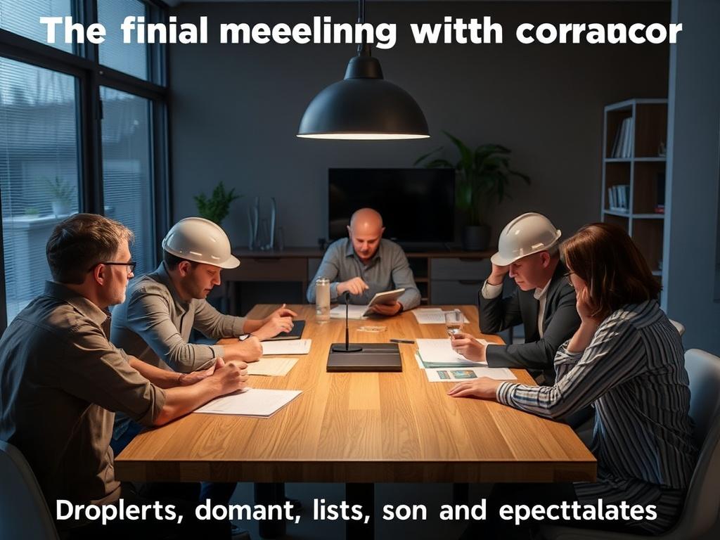 Das Abschlussgespräch mit dem Bauunternehmer. Vorbereitung: Unterlagen, Mängellisten und Erwartungen Das Abschlussgespräch mit dem Bauunternehmer. Vorbereitung: Unterlagen, Mängellisten und Erwartungen