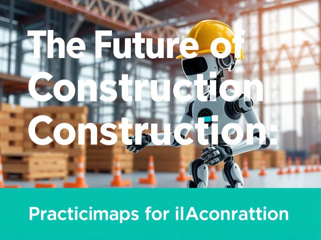 The Future of Construction: Robotics and Automation. Practical roadmap for contractors The Future of Construction: Robotics and Automation. Practical roadmap for contractors