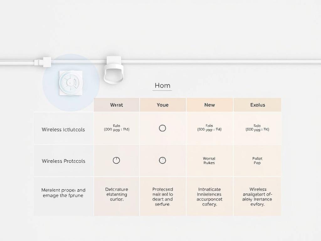 Elektroinstallation: Planung für Smart Home und Zukunft. Vergleichstabelle: Funkprotokolle im Überblick