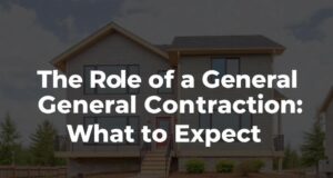 The role of a general contractor: what to expect
