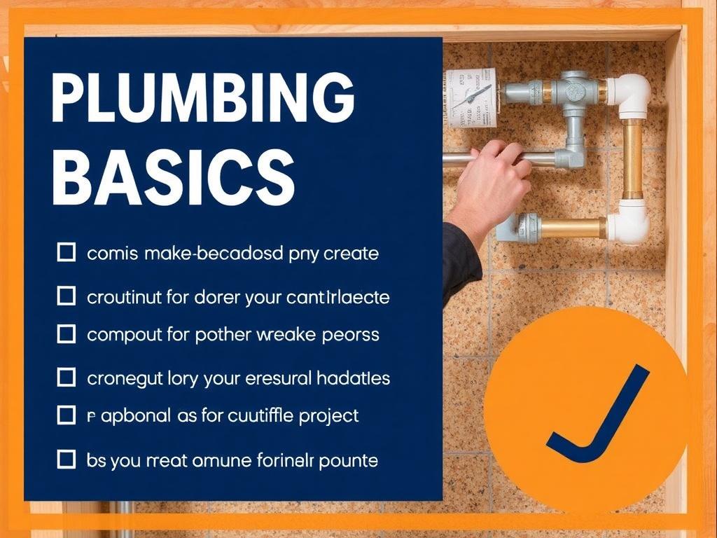 Plumbing Basics for Residential Construction. Checklist for a successful residential plumbing project Plumbing Basics for Residential Construction. Checklist for a successful residential plumbing project