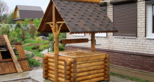 Домики для колодцев – оригинальное украшение загородного участка