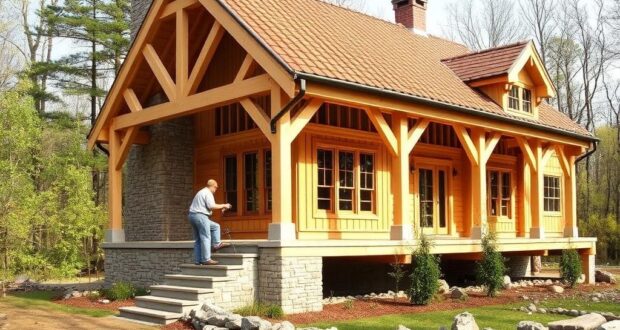 Building a timber frame house: a craft that lasts generations